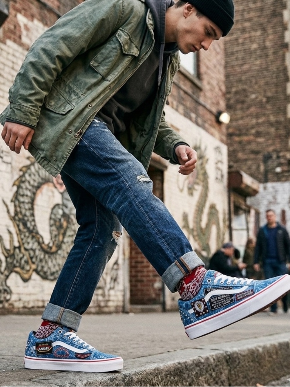 Vans x Cobra Kai Collab Eagle Fang Karate NEW!